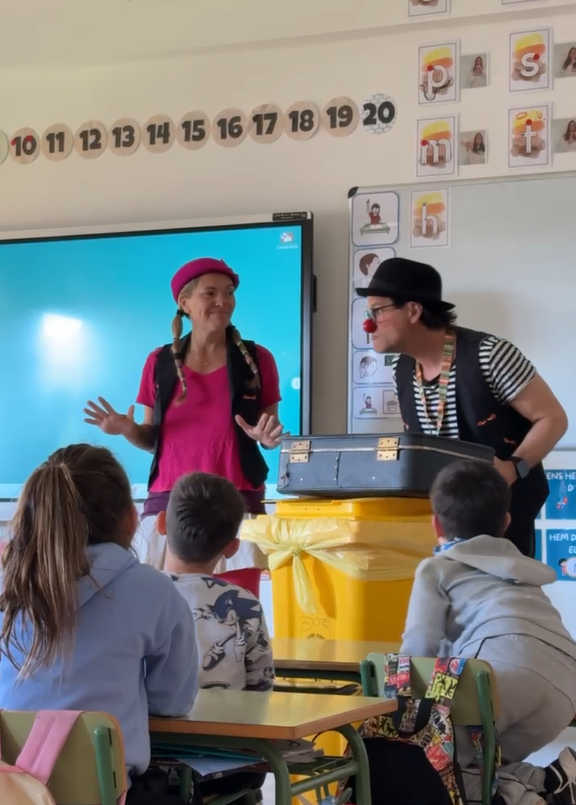 ¡¡¡Visitamos el CEIP Puig de Sa Ginesta!!!