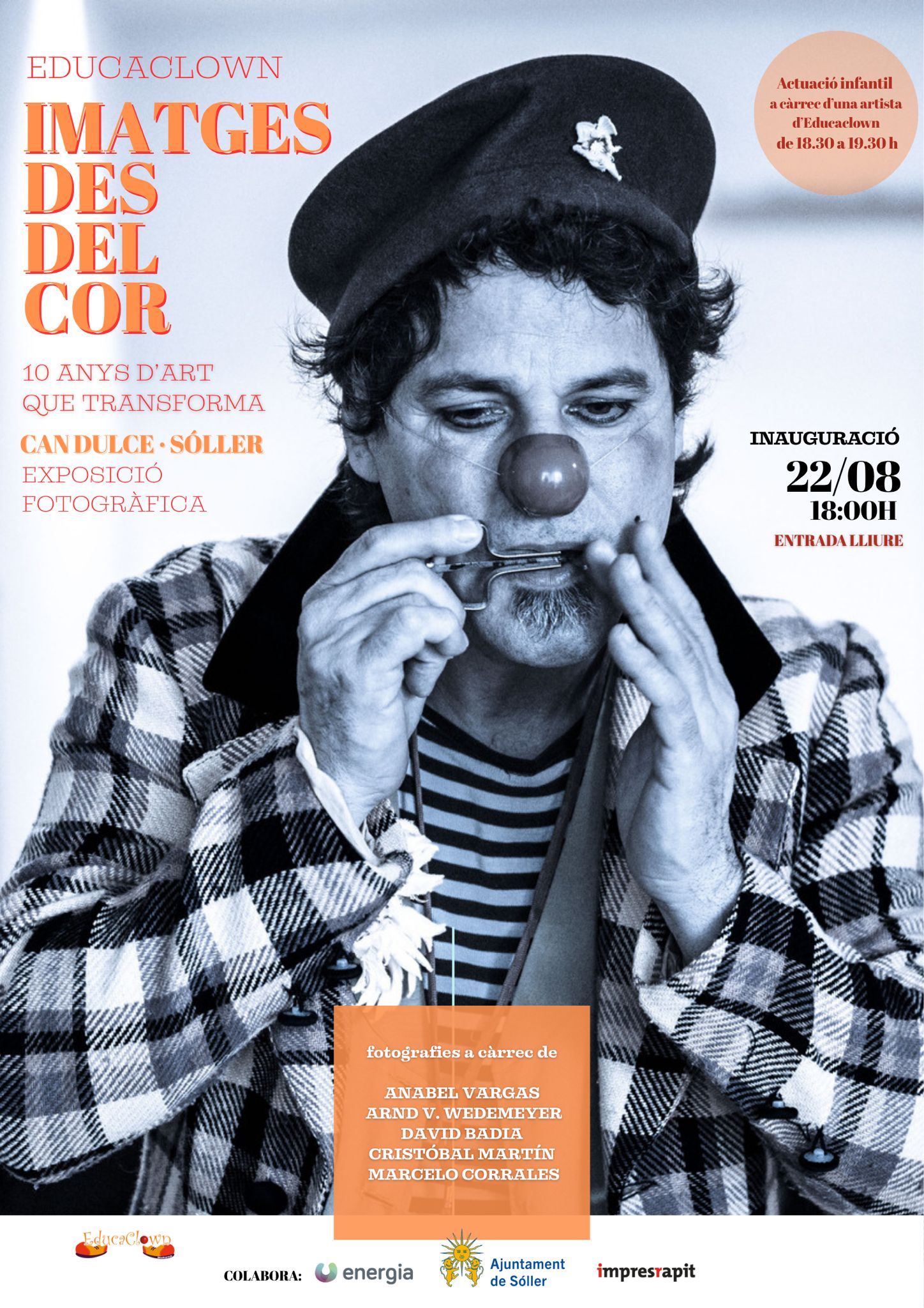 «IMATGES DES DEL COR» – Exposició fotogràfica – 10 anys d’art que transforma