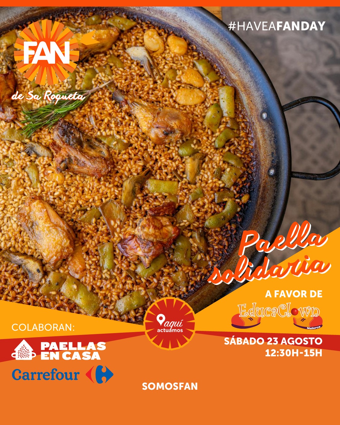 Paella Solidaria en el FAN!!!